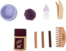 Cat with a bag and care set purple