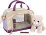 Cat with a bag and care set purple