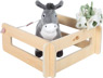 Donkey toy set with stable and accessories in the bag