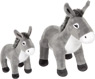 Donkey toy set with stable and accessories in the bag