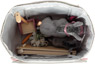 Donkey toy set with stable and accessories in the bag