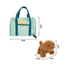 Veterinary bag with a dog