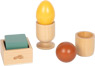 Montessori Sortierspiel mit Kugel, Würfel und Ei
