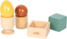 Montessori Sortierspiel mit Kugel, Würfel und Ei