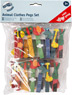 Animal Clothes Pegs Set