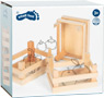 Petite cagette, bois naturel, lot de 3