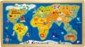 Rahmenpuzzle Weltkarte aus Holz
