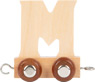 Lettera M trenino in legno