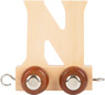 Wooden Letter Train N