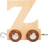 Letra de madera Tren Z